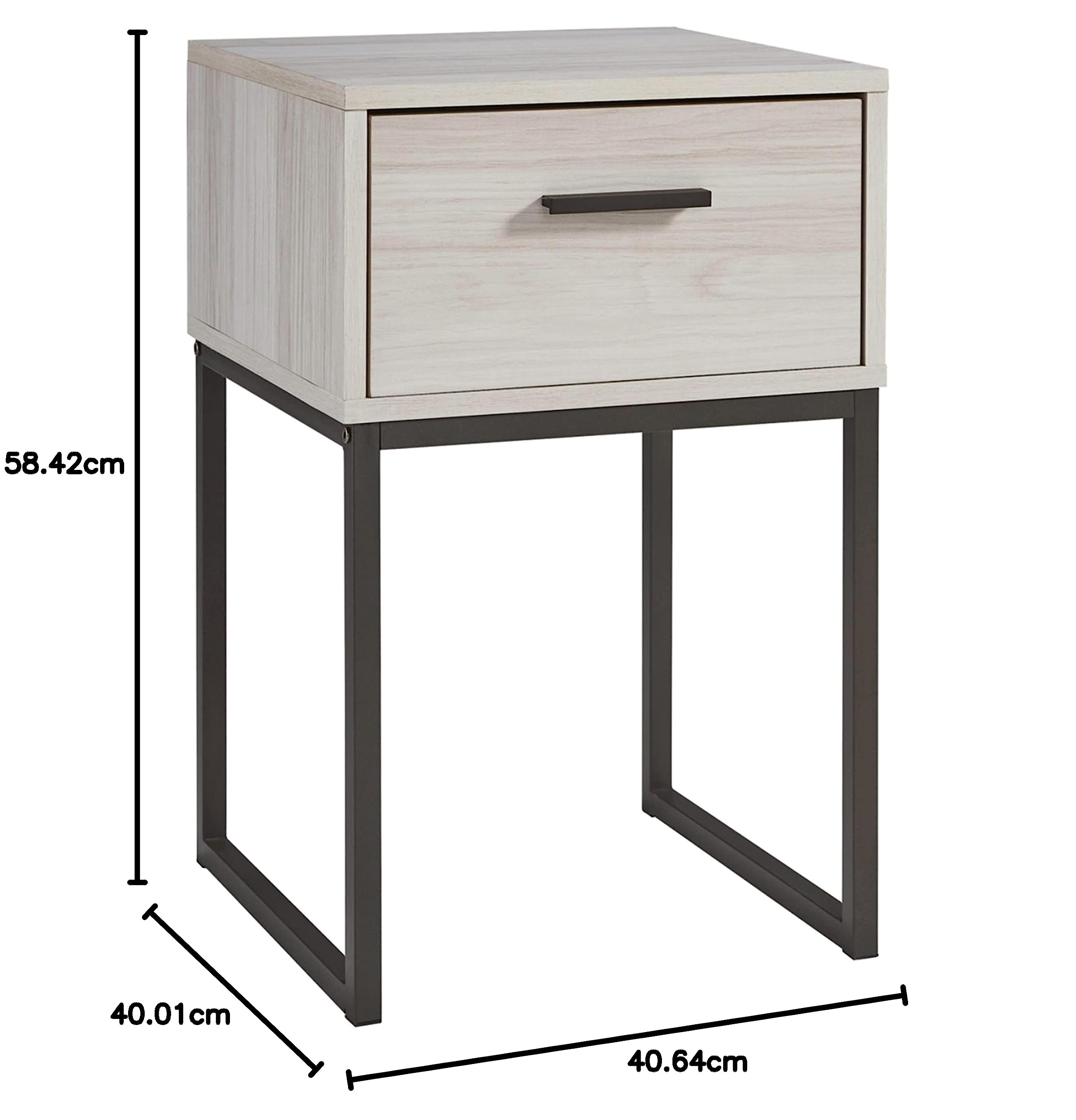 Amazon.co.jp: Ashley Socalle ナイトスタンド ナチュラル